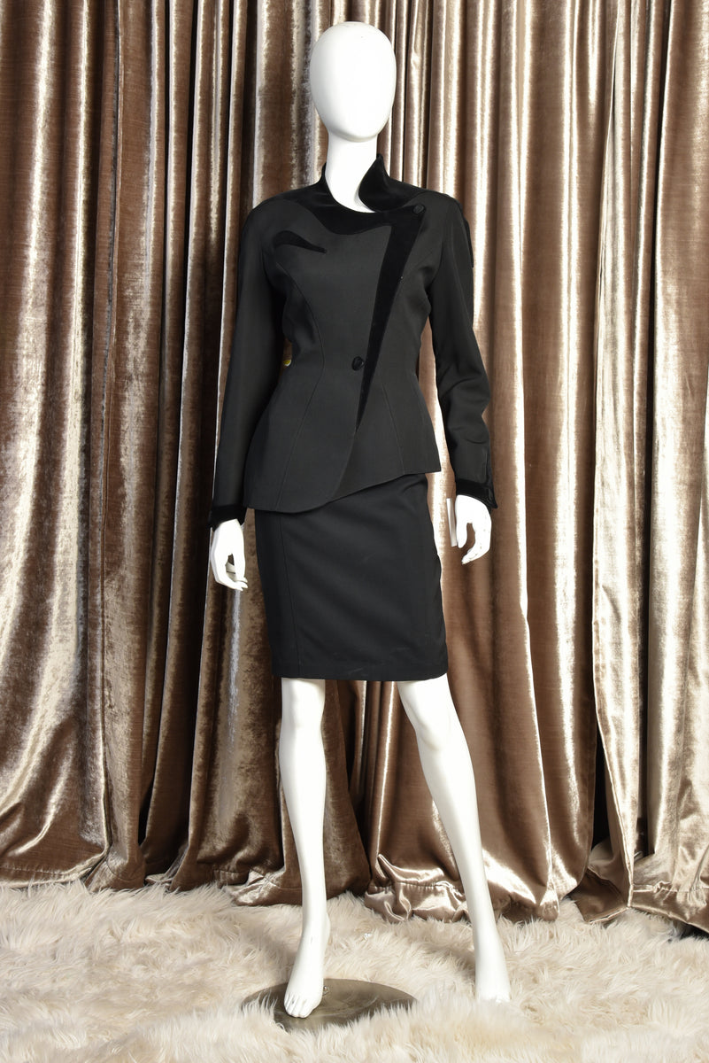 Thierry Mugler 80s Sculptural Skirt Suit – Bustown Modern