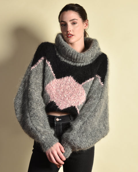 Nannac 80s Chunky Mohair Sweater