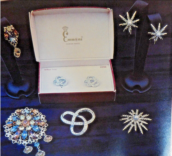 Emmons 1956 "Rainbow Star" Earrings