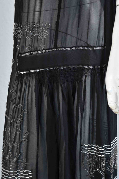 Bastia 1920s Beaded Flapper Dress