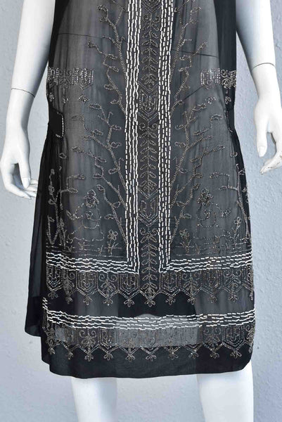 Bastia 1920s Beaded Flapper Dress