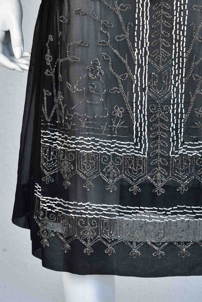 Bastia 1920s Beaded Flapper Dress