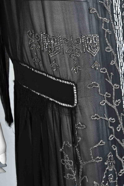 Bastia 1920s Beaded Flapper Dress