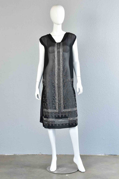 Bastia 1920s Beaded Flapper Dress