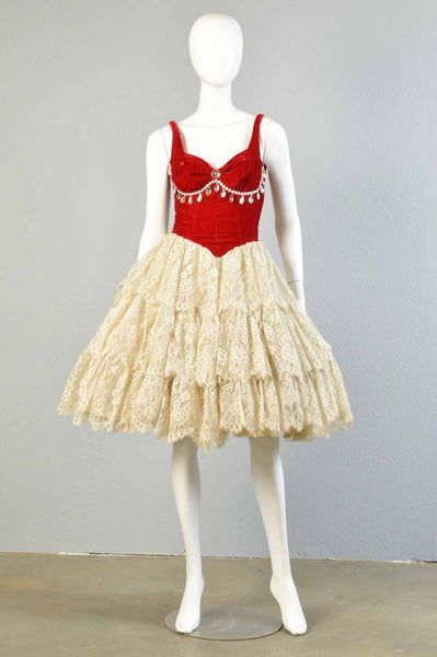 Starla 1950s Burlesque Dress