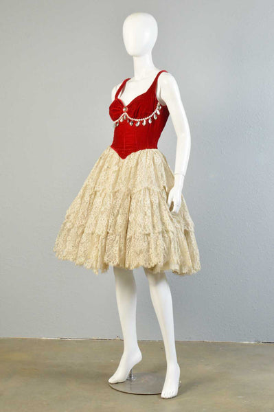 Starla 1950s Burlesque Dress