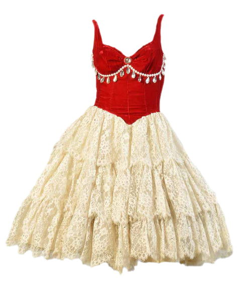 Starla 1950s Burlesque Dress