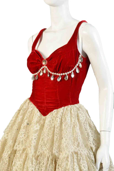 Starla 1950s Burlesque Dress