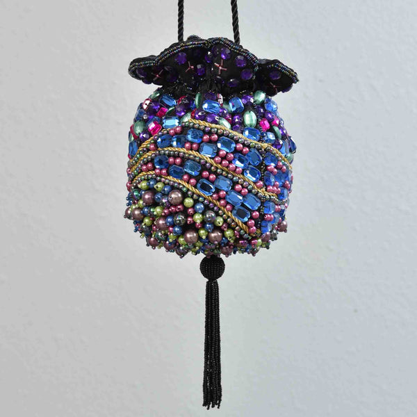 Jannie Jeweled 80s Flapper Bag