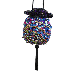 Jannie Jeweled 80s Flapper Bag