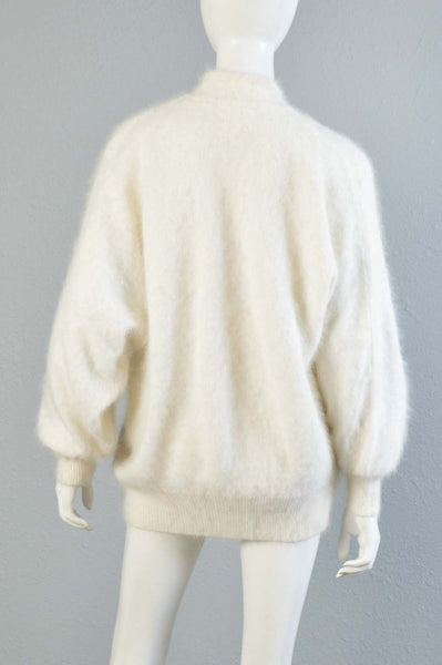 Paloma 80s Angora Cardigan Sweater