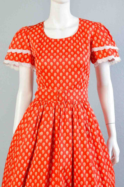 Carlisle Room 80s French Cotton Dress