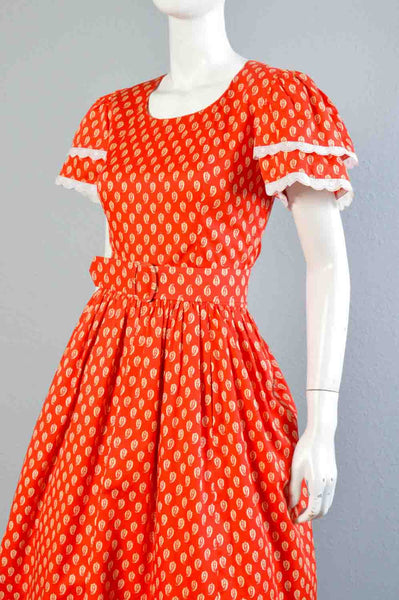 Carlisle Room 80s French Cotton Dress