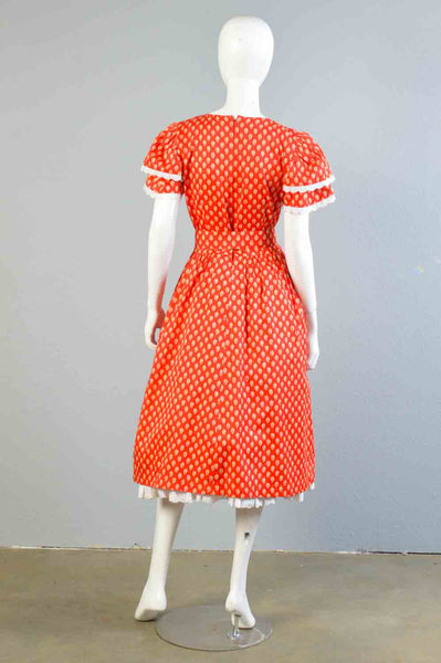 Carlisle Room 80s French Cotton Dress