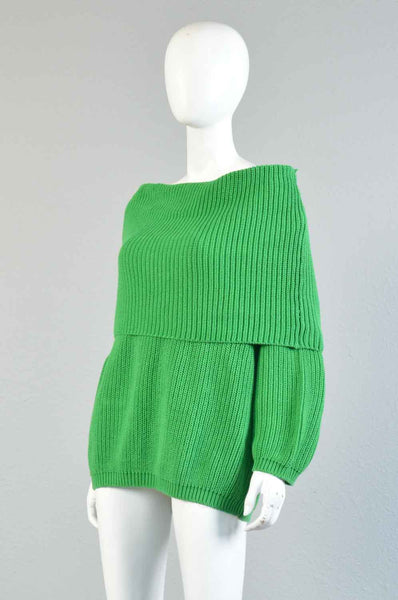 DKNY 90s Off the Shoulder Sweater