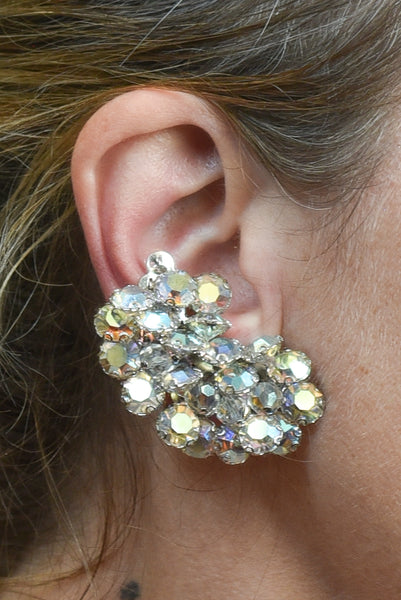 Alice Caviness Attr. Crystal Earrings