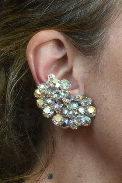 Alice Caviness Attr. Crystal Earrings
