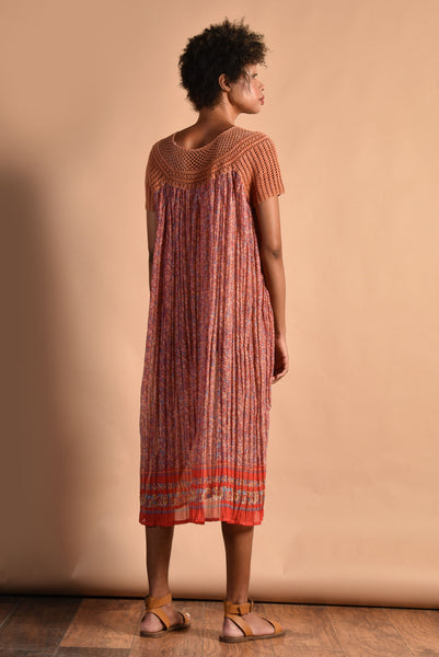 Gaia 90s Gauze + Crochet Indian Dress