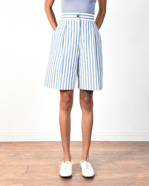 Kristy 80s Bengal Striped Shorts Suit