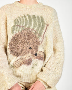 Herbert the Hedgehog 1980s Mohair Sweater