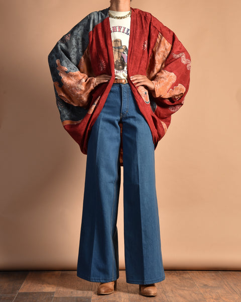 Aggie 1990s Draped Cocoon Jacket