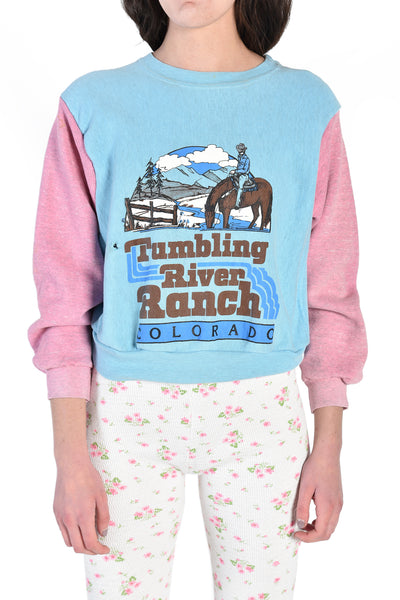 Tumbling River Ranch Cropped Sweatshirt