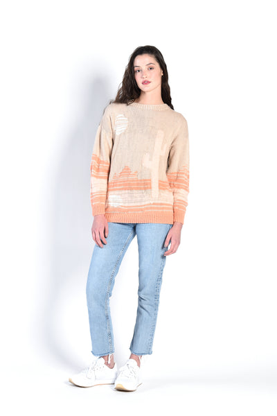 JT Handknit Cactus Sweater