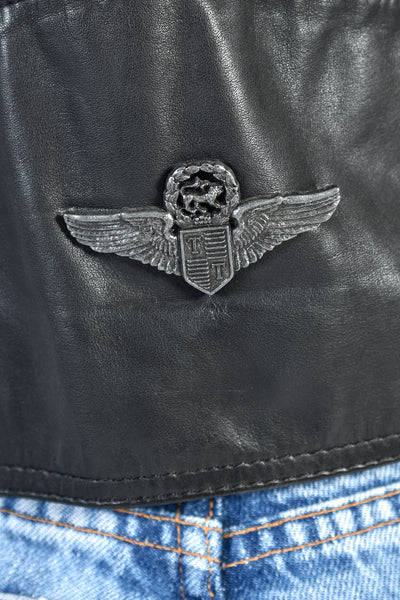 Robin Studded Leather Biker Jacket