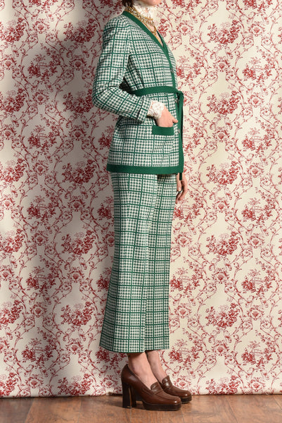 Bleyle 1970s Houndstooth Wool Suit