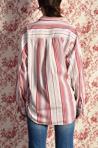 Dior 1980s Candy Cane Striped Chemise