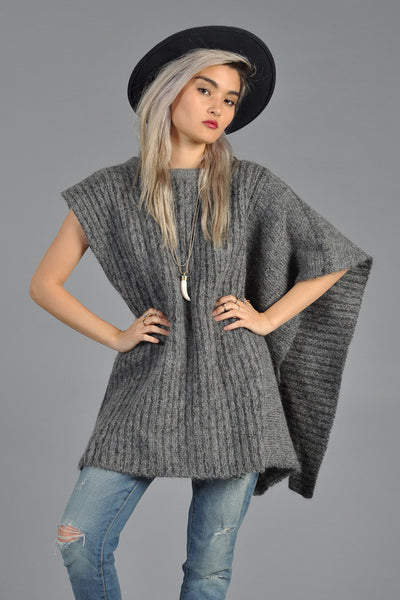 Avant Garde Asymmetric Mohair Sweater