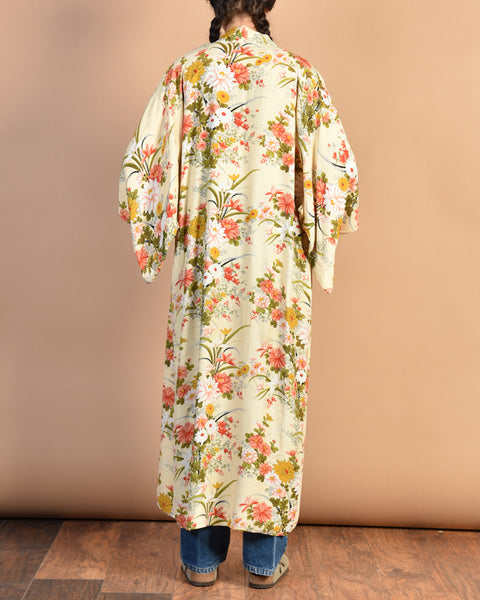 Eulalie 40s Floral Kimono