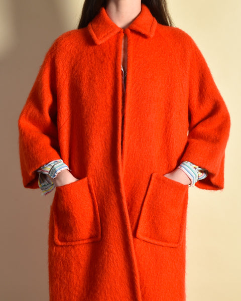 Mandarine 1960s Mohair Coat