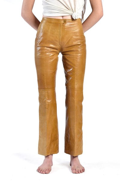 Carmella 1960s Leather Pants