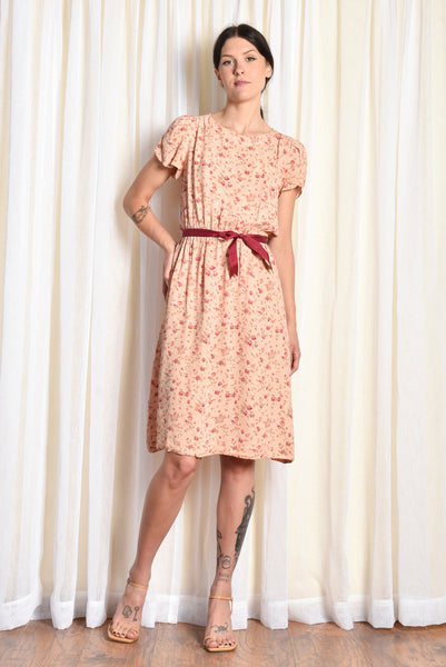 Millie 1970s Tulip Sleeve Dress