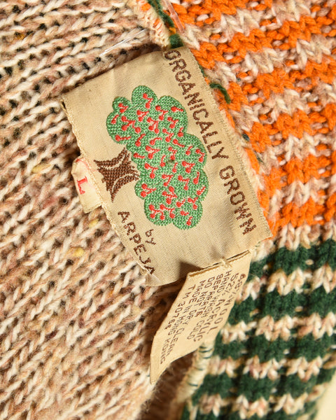 Arpeja 1970s Organic Country Cardigan