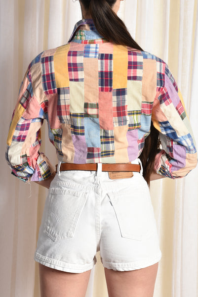 Poppie 70s Patchwork Cotton Shirt