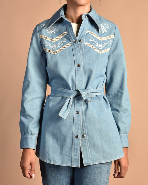 DiCosta 70s Embroidered Jean Jacket