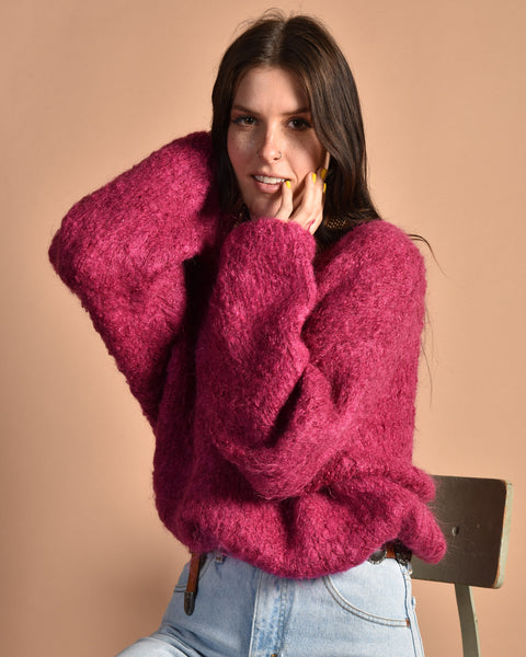 1990s Berry Berry Floof Monster Sweater