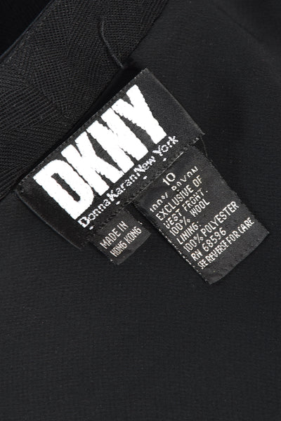 DKNY Black 1990s Slinky Vest Dress