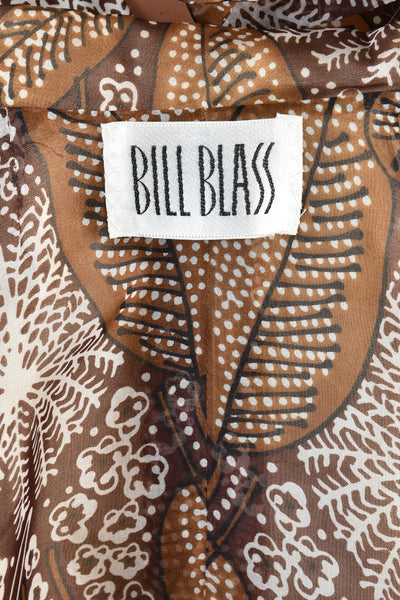Bill Blass Autumnal Silk 4pc Skirt Suit