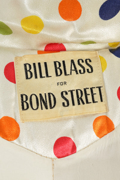 Bill Blass Polkadot Rainbow Jacket