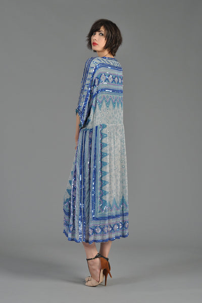 Silk + Sequins 1920s-Inspired Indian Dress