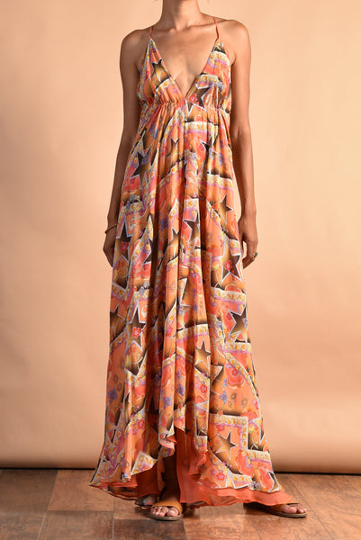 Candice Held Dreamweaver Reversible Silk Dress