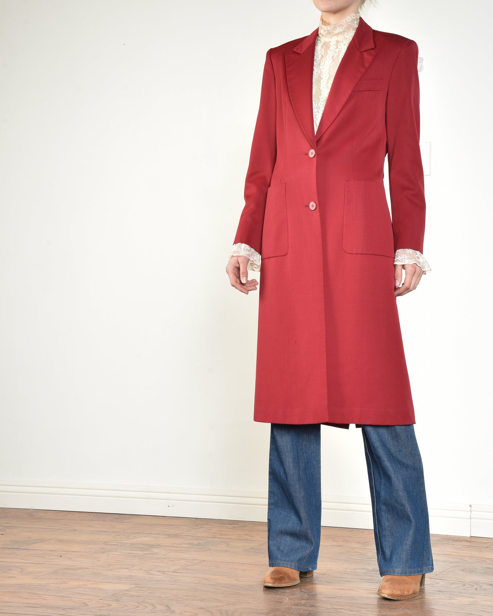 Dior Long Crimson Jacket – Bustown Modern