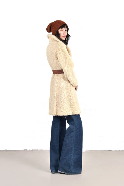 Brooke 1960s A-Line Shearling Fur Coat