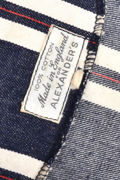 Adia Americana Striped Denim Sailor Jacket