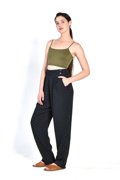 Donna High Waisted Trousers