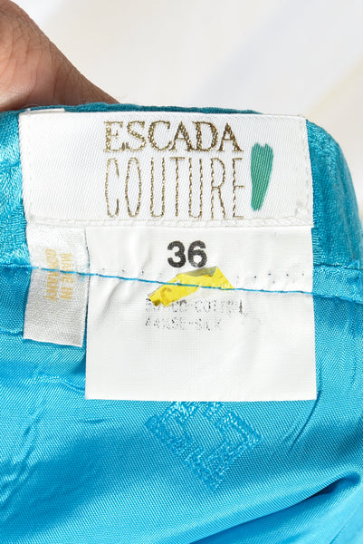 Escada Couture 1990s Shooting Star Skirt