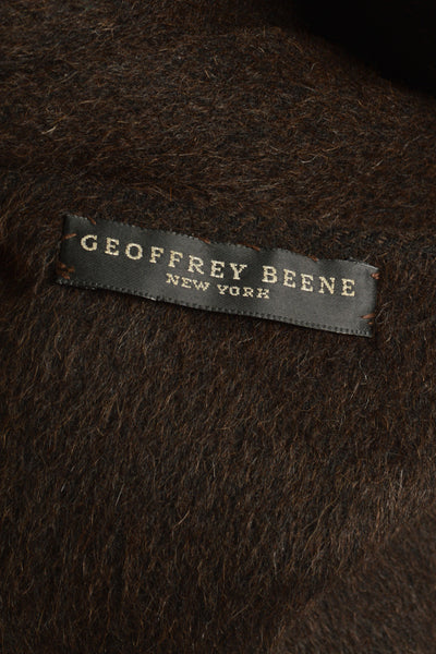 Geoffrey Beene Cropped Alpaca Jacket